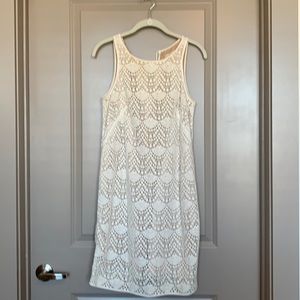 LOFT Crochet Lace Tank Dress